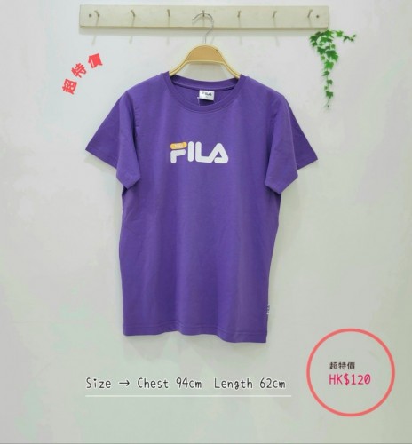 日本Fila綿質TEE