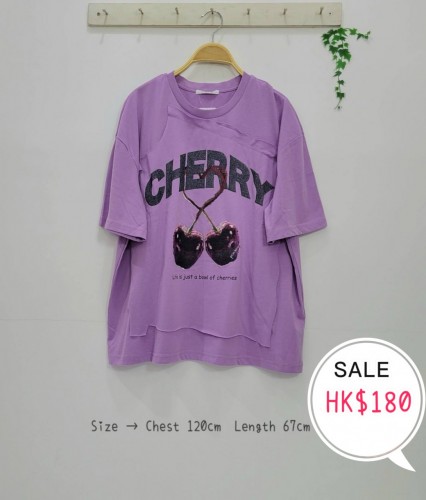 日本紫色CHERRY Top